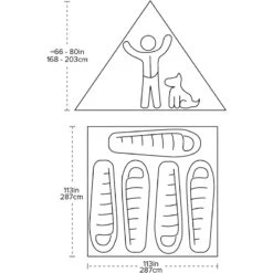 Big Agnes Gold Camp UL 5 Tarp -Outwell Kamperen Winkel 5053571 001 pic7