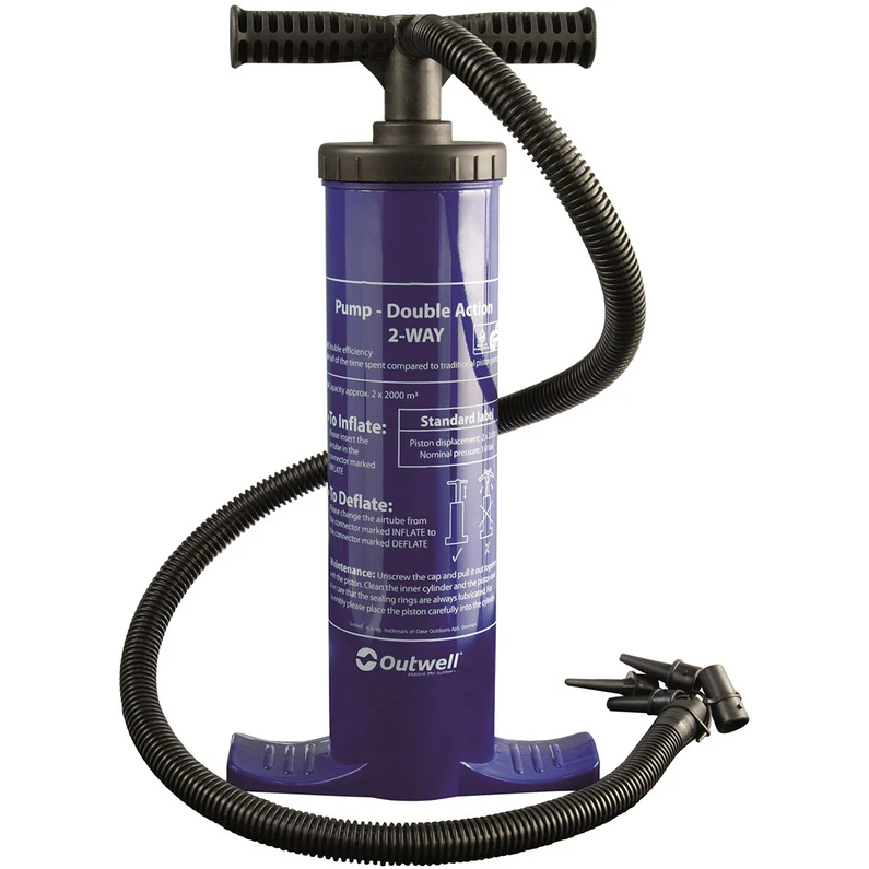 Outwell Zuigerpomp 2-weg 3 Outwell Zuigerpomp 2-weg