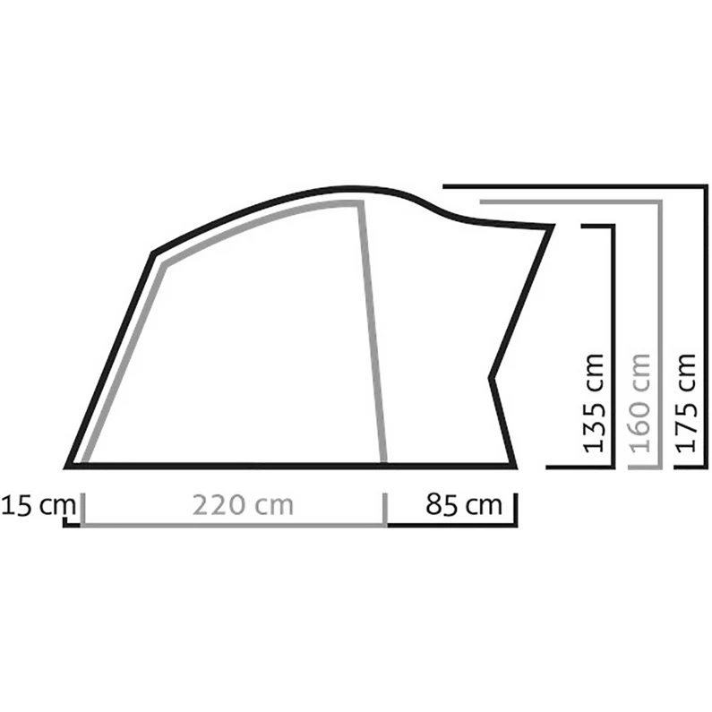 SALEWA Alpine Hut 4 Tent 5 SALEWA Alpine Hut 4 Tent - Afbeelding 3