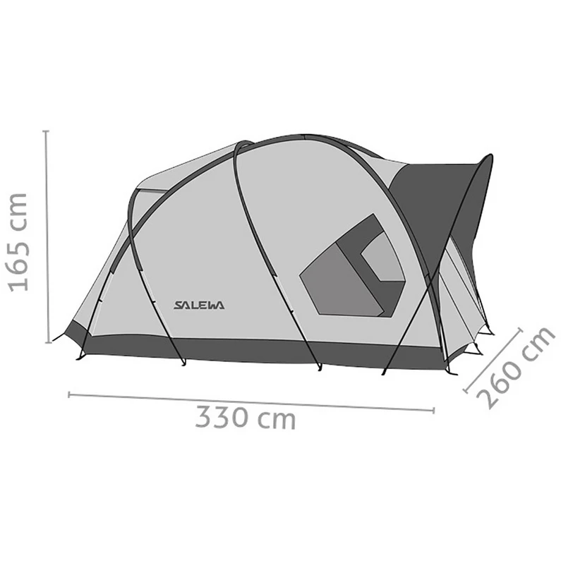 SALEWA Alpine Hut 4 Tent 7 SALEWA Alpine Hut 4 Tent - Afbeelding 5