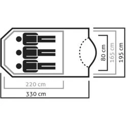 SALEWA Alpine Hut III Tent -Outwell Kamperen Winkel iview 5014526 001 pic4