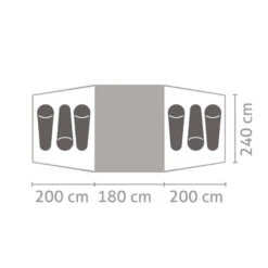 SALEWA Midway 6 Tent -Outwell Kamperen Winkel iview 5020253 001 pic2