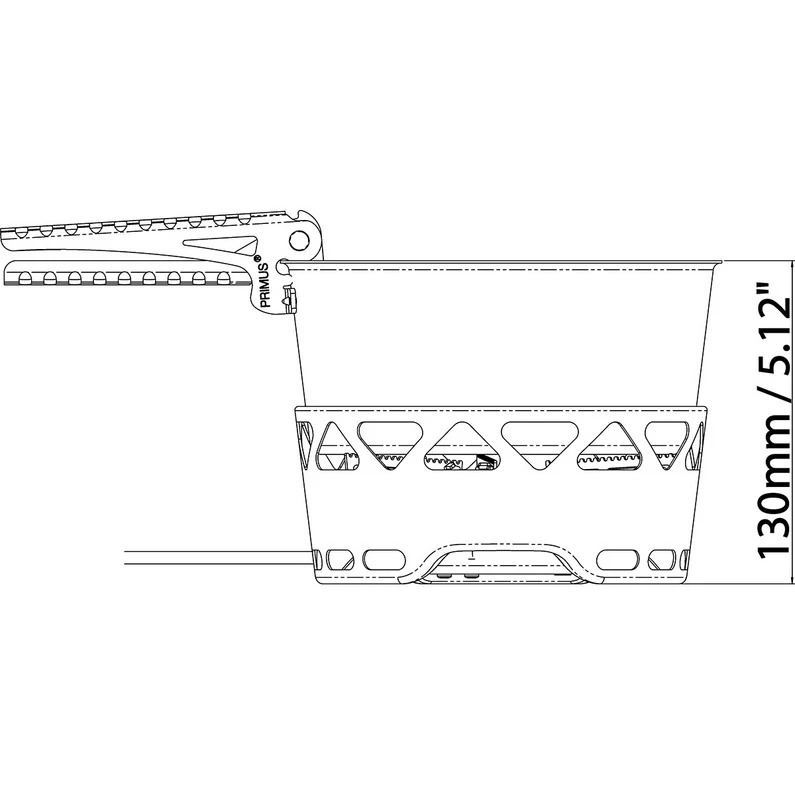 Primus Essential Stove Set Gasbrander 4 Primus Essential Stove Set Gasbrander - Afbeelding 2