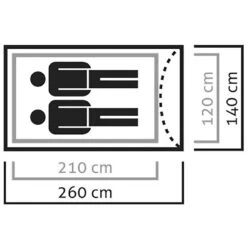 SALEWA Litetrek Pro II Tent -Outwell Kamperen Winkel iview 5024234 001 pic2