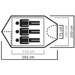 SALEWA Sierra Leone III Tent -Outwell Kamperen Winkel iview 5024242 001 pic2