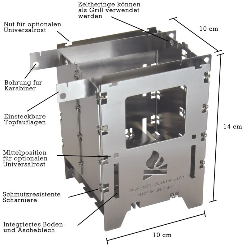 Bushbox LF Houtbrander 4 Bushbox LF Houtbrander - Afbeelding 2