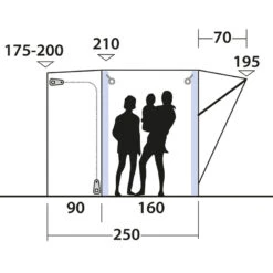 Outwell Newburg 160 Air Opblaasbare Voortent -Outwell Kamperen Winkel iview 5045176 001 pic3