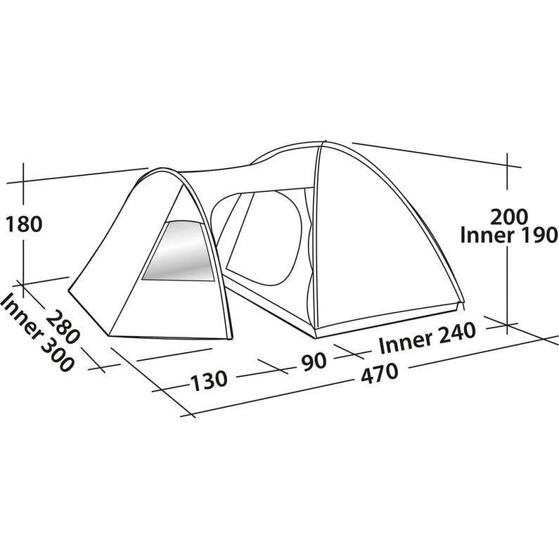 Easy Camp Eclipse 500 Tent 4 Easy Camp Eclipse 500 Tent - Afbeelding 2