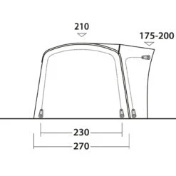 Outwell Wolfburg 380 Air Voortent -Outwell Kamperen Winkel iview 5050172 001 pic6