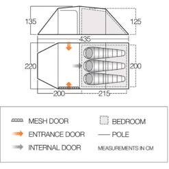 Vango Omega 350 Tent -Outwell Kamperen Winkel iview 5050924 001 pic2
